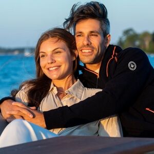 HOLEBROOKE Blue Sporty Windproof Hoodie XL